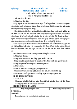 Giáo án Tiếng Việt lớp 4 Tuần 33 | Chân trời sáng tạo