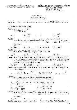 Đề thi HK2 Toán 11 năm học 2016 – 2017 trường THPT Đoàn Kết – Hai Bà Trưng – Hà Nội