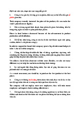 Tổng hợp bài tập dịch tiếng anh cơ bản 2 (Phần 1)- Học viện tài chính