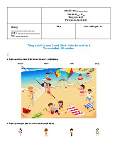 Tiếng Anh 5 Learn Smart Start - Kiểm tra cuối kỳ 1