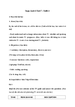 Giải Tiếng Anh 6 Unit 7: Skills 1 | Global Success