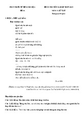 Đề thi thử tốt nghiệp THPT 2025 môn Ngữ văn bám sát đề minh họa - Đề 26