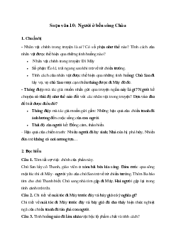 Soạn bài Người ở bến sông Châu - Cánh diều 10