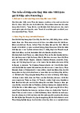 Tìm hiểu về Hiệp ước Quý Mùi năm 1883 (còn gọi là Hiệp ước Hacmăng).