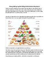 Phòng chống ung thư bằng chế độ dinh dưỡng hơp lý môn Công nghệ sinh dược  | Học viện Nông nghiệp Việt Nam