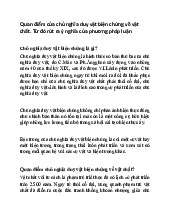Quan điểm của chủ nghĩa duy vật biện chứng về vật chất trong triết học | Môn Triết học Mác - Lênin - Đại học Kinh Tế Quốc Dân