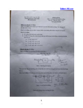 Đề thi cuối kỳ Lý thuyết điều khiển tự động - HK1 2022-2023. Môn Lý thuyết điều khiển tự động (UET) | Trường Đại học Công nghệ, Đại học Quốc gia Hà Nội.