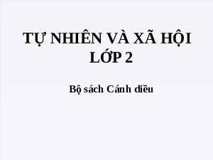 Giáo án điện tử Tự nhiên và xã hội 2 Bài 8 Cánh diều: Đường và phương tiện giao thông