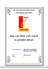 Báo cáo Thực Tập Cơ Bản về Tín Hiệu Số và Các Cổng Logic | Thực tập cơ bản | Trường Đại học Bách khoa Hà Nội