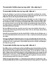 Tả cảnh biển Cát Bà chọn lọc hay nhất - Văn mẫu lớp 6