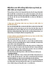 Mẫu Bản cam kết chống biểu hiện suy thoái, tự diễn biến, tự chuyển hóa