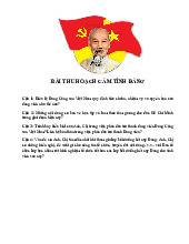 Bài Thu Hoạch Cảm Tình Đảng - Đảng Cộng Sản Việt Nam 4