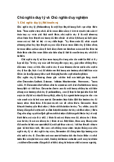 Chủ nghĩa duy lý và Chủ nghĩa duy nghiệm