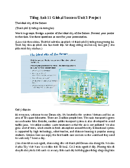 Giải Unit 3 Project | Tiếng Anh 11 Global Success