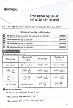 Công thức và bài tập Chương 1. Ứng dụng đạo hàm để khảo sát hàm số môn Toán 12
