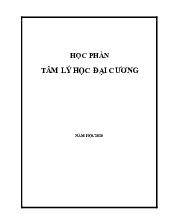 Chương 1: Khái Niệm và Vai Trò Môn Tâm lý học đại cương | Đại học Gia Định