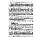 BẢN CHẤT VÀ TÍNH CẤP THIẾT CỦA ĐỔI MỚI ĐẤT NƯỚC 1986