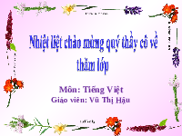 Giáo án điện tử Tiếng việt 1 bài 3 Chân trời sáng tạo: Học vần: C, c, dầu huyền, dấu sắc