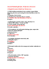 Medical English Quiz | Đại học Y khoa Phạm Ngọc Thạch