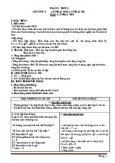 Giáo Án Đại Số 9 Học Kỳ 1 Theo Phương Pháp Mới