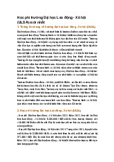 Học phí trường Đại học Lao động - Xã hội (ULSA) mới nhất