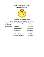 Kĩ năng giải quyết xung đột trong làm việc môn Giao tiếp kinh doanh | Học viện Ngân hàng