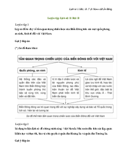 Giải Lịch sử 11 Bài 13: Việt Nam và Biển Đông | Kết nối tri thức