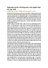 Nghị luận xã hội về Uống nước nhớ nguồn chọn lọc hay nhất