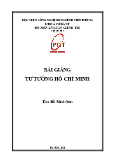 Bài giảng môn Tư tưởng Hồ Chí Minh năm 2021 | Học viện Công Nghệ Bưu Chính Viễn Thông