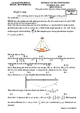 Đề khảo sát HSG Toán 12 năm 2024 – 2025 trường THPT Thiệu Hóa – Thanh Hóa