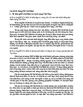 Giá Trị Tư Tưởng Hồ Chí Minh: Nền Tảng Cách Mạng Việt Nam môn Tư tưởng Hồ Chí Minh | Trường đại học Mở Hà Nội