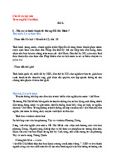 Các Đề Tài Quan Trọng môn Tư tưởng Hồ Chí Minh | Trường đại học Mở Hà Nội