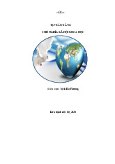 Tập bài giảng chủ nghĩa xã hội khoa học | Trường Đại học Kinh tế Quốc dân
