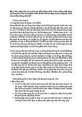 Phân Tích và So Sánh Cương Lĩnh Chính Trị của Đảng ta | Môn Lịch sử Đảng Cộng Sản Việt Nam - Đại học Kinh Tế Quốc Dân