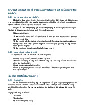 Chương 3 Công tác tổ chức & Cơ cấu quản lý | Môn Quản trị học đại cương - Đại học Bách Khoa Hà Nội