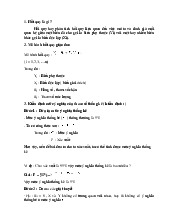 Ôn tập Hồi Quy và Phân Tích Tham Số Môn Kinh tế lượng | Trường Học Viện nông nghiệp Việt Nam