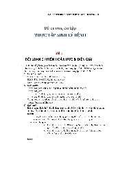 Đề cương Thực hành Sinh Lý bệnh | Trường Đại học y Dược Đại học Quốc gia Hà Nội