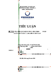 Tìm hiểu quy định về ly hôn theo pháp luật hôn nhân và gia đình Việt Nam | Bài tiểu luận môn Pháp luật đại cương