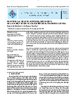 Phân tích các nhân tố ảnh hưởng đến hành vi mua sắm trực tuyến của người tiêu dùng thành phố Cần Thơ | Môn Hành vi tiêu dùng - Đại học Cần Thơ