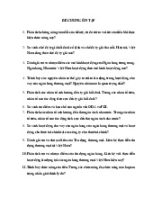 Đề cương ôn tập môn Kinh tế chính trị | Trường đại học Mở Hà Nội