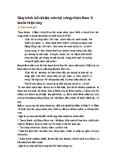 Quy trình bổ nhiệm cán bộ công chức theo 5 bước hiện nay