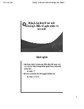 Chương 1 - Lý thuyết Xác suất và Biến cố Ngẫu nhiên môn Xác suất thống kê| Trường Đại học Ngoại Thương