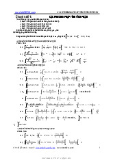 Các phương pháp tính tích phân - Vi tích phân 1 | Trường Đại học Khoa học Tự nhiên, Đại học Quốc gia Thành phố Hồ Chí Minh