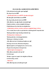 Đề cương ôn tập trắc nghiệm | Tài Chính Tiền Tệ | Học viện Tài chính