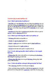 Câu hỏi và đáp án môn Luật Dân sự 1 - Luật Kinh Tế | Trường Đại học Mở Hà Nội