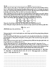 Đề thi giữa kỳ môn thống kê ứng dụng | Trường Đại học Kinh tế – Luật