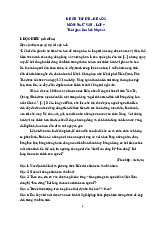 Đề ôn hè Văn 7 lên 8 - Đề 2