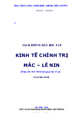 Giáo trình Kinh tế chính trị môn Kinh tế chính trị | Trường Đại Học Tây Nguyên