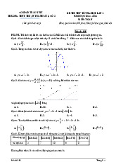 Đề thi thử THPT Quốc gia 2025 môn Toán trường THPT Thuận Thành 1 - 2, Bắc Ninh