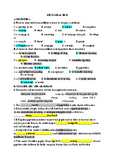 Bài tập Unit 2 Urbanization - Tiếng Anh 12